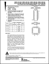 datasheet for JM38510/50605BRA by Texas Instruments