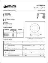 datasheet for DSF2054SF44 by 