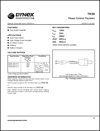 datasheet for TK3608M by 