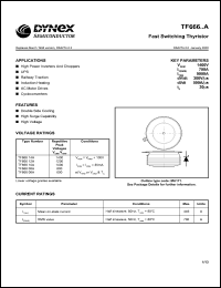 datasheet for TF66610A by 