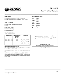 datasheet for DK1310FXK by 