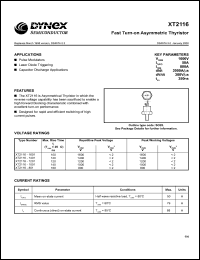 datasheet for XT2116-1601 by 