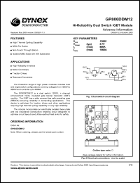 datasheet for GP800DDM12 by 