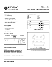 datasheet for MP04HBT590-16 by 