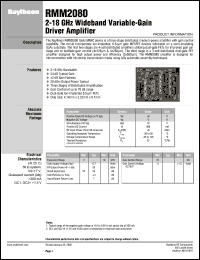 datasheet for RMM2080 by 