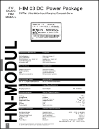 datasheet for HIM032415S by 