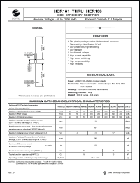 datasheet for HER108 by 