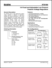 datasheet for RT9164-25CG by 