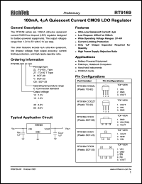 datasheet for RT9169-36CZL by 