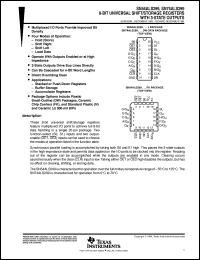 datasheet for SN54ALS299J by Texas Instruments