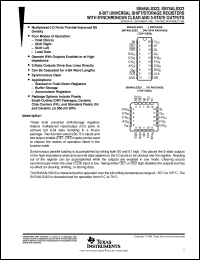 datasheet for SN54ALS323J by Texas Instruments