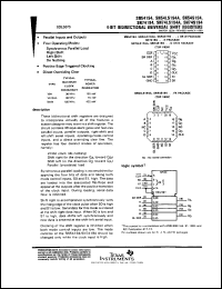 datasheet for SNJ54LS194AJ by Texas Instruments