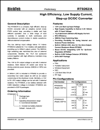 datasheet for RT9262ACS by 