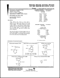 datasheet for SN54LS595J by Texas Instruments