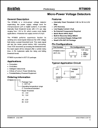 datasheet for RT9809-49CV by 