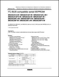 datasheet for BR24C01A-W by ROHM