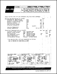 datasheet for 2SC1755 by SANYO Electric Co., Ltd.