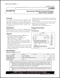 datasheet for 2SK2632LS by SANYO Electric Co., Ltd.