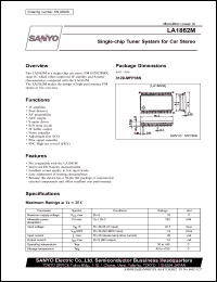 datasheet for LA1862M by SANYO Electric Co., Ltd.