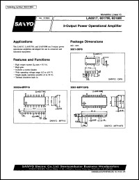 datasheet for LA6517 by SANYO Electric Co., Ltd.