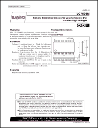 datasheet for LC7536M by SANYO Electric Co., Ltd.