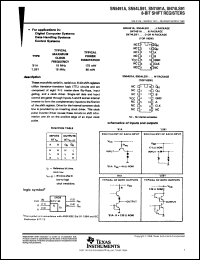 datasheet for SN54LS91J by Texas Instruments