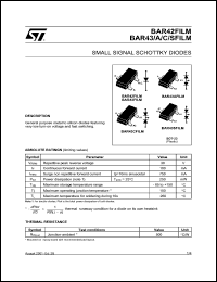 datasheet for BAR43SFILM by SGS-Thomson Microelectronics