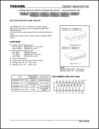 datasheet for TD62084CP by Toshiba