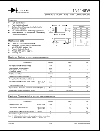 datasheet for 1N4148W-T1 by 
