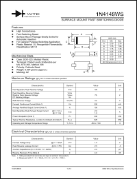 datasheet for 1N4148WS-T3 by 