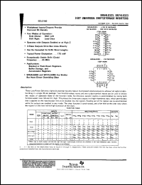 datasheet for SN74LS323DW by Texas Instruments