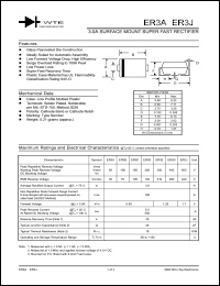 datasheet for ER3J-T1 by 