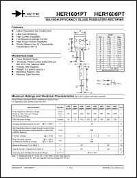 datasheet for HER1602PT by 