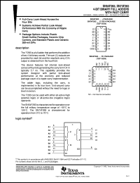 datasheet for JM38510/34201B2A by Texas Instruments