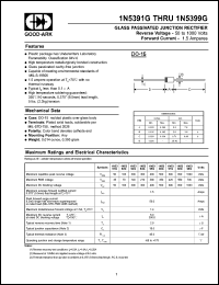 datasheet for 1N5391G by 