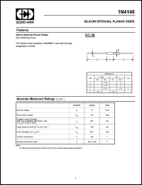 datasheet for 1N4148 by 