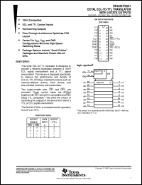 datasheet for SN10KHT5541DWR by Texas Instruments