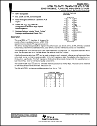 datasheet for SN10KHT5574DW by Texas Instruments