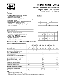 datasheet for 1N5396 by 