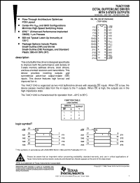 datasheet for 74AC11240DBLE by Texas Instruments