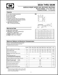 datasheet for SS3E by 