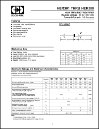 datasheet for HER302 by 