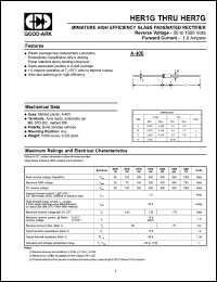 datasheet for HER6G by 