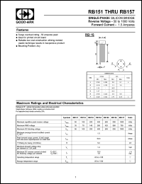 datasheet for RB152 by 