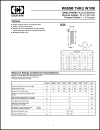 datasheet for W10M by 