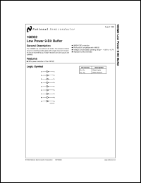 datasheet for 100322DMQB by 