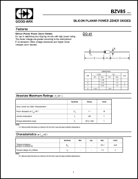 datasheet for BZV85/C3V3 by 