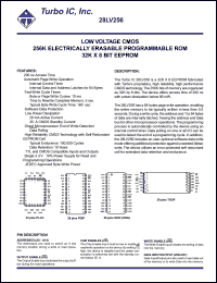 datasheet for 28LV256PC-3 by 