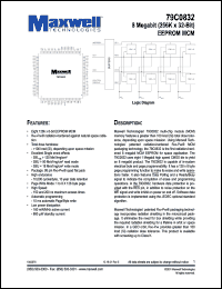 datasheet for 79C0832RT1QH15 by 