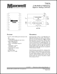 datasheet for 7545ARPFB by 